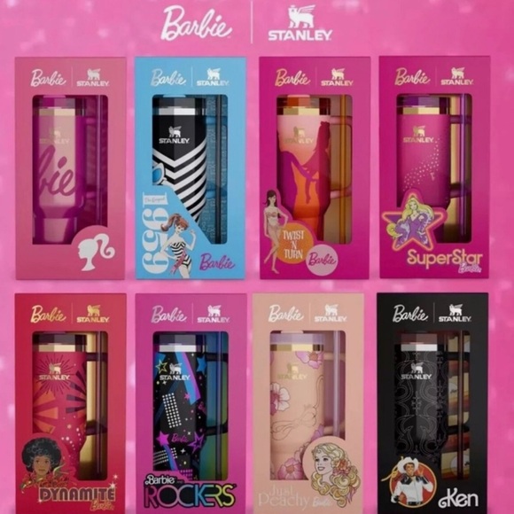 Stanley x Barbie 80s Dynamite 40oz. Quencher limited ed collectors NIB last one - Picture 3 of 12